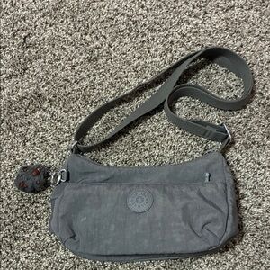 Kipling Gray Crossbody Shoulder Bag Handbag Purse